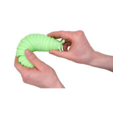 Zabawka manipulacyjna ślimak świecący w ciemności (18 cm) FINGER SLINKY SLUG FLUO - obrazek 5