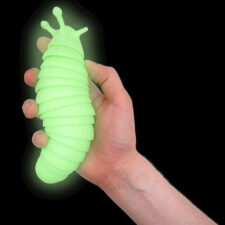 Zabawka manipulacyjna ślimak świecący w ciemności (18 cm) FINGER SLINKY SLUG FLUO